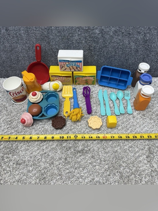 Fisher-Price Other - Vintage Fisher Price Play Food Set HUGE LOT
